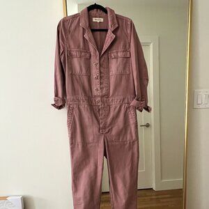 Madewell Mauve/Dusty Pink Jumpsuit in S
